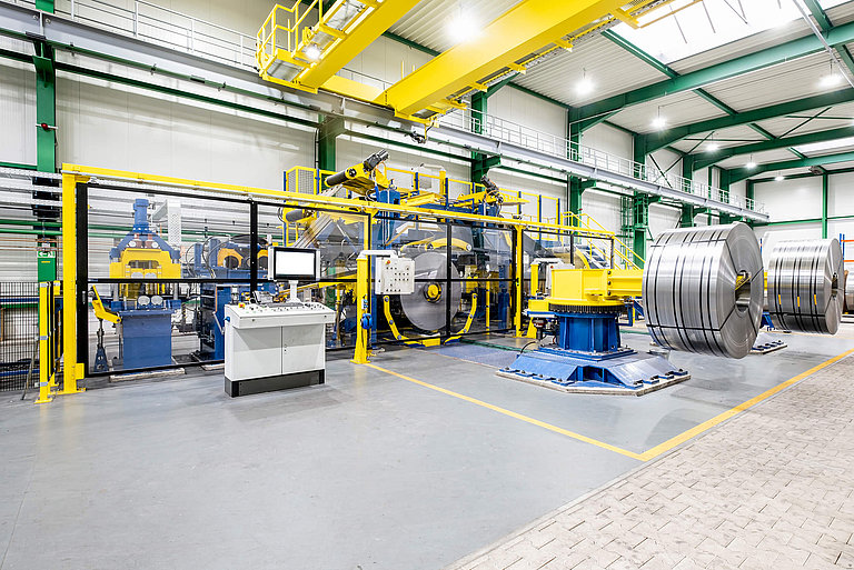 Bandanlage mit integrierter Bandinspektion