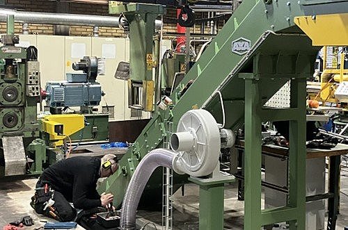 Saumschrottschneider Referenzprojekt
