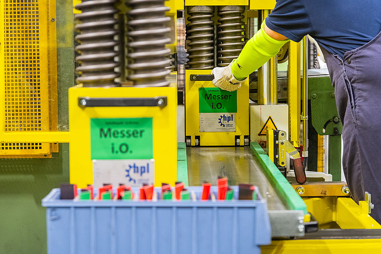 Der Tausch der beiden Schnellwechselkassetten nimmt weniger als eine Minute in Anspruch